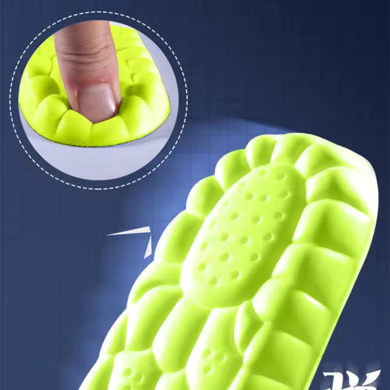 4D Sports Insoles – Breathable Shock Absorbing Cushions