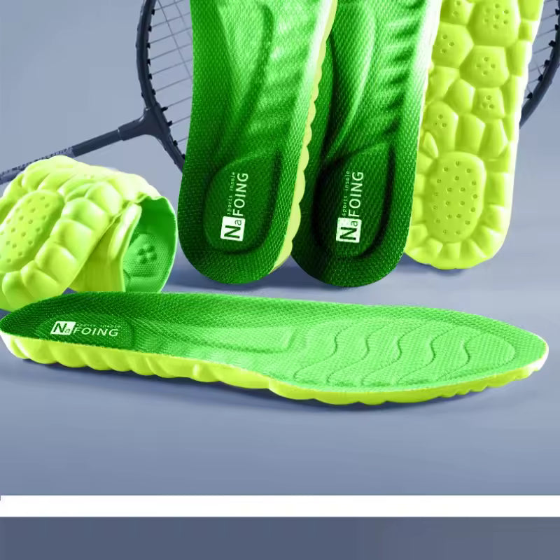 4D Sports Insoles – Breathable Shock Absorbing Cushions